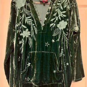 Johnny Was Hooded, Velvet Top